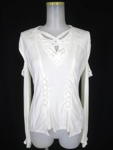 Ozz Croce 肩＆背中開き長袖カットソー