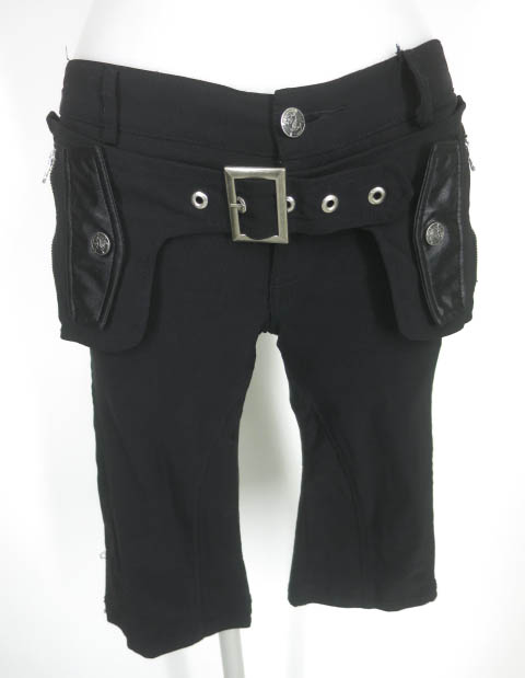 Ozz Croce ベルト風飾り付きハーフパンツ