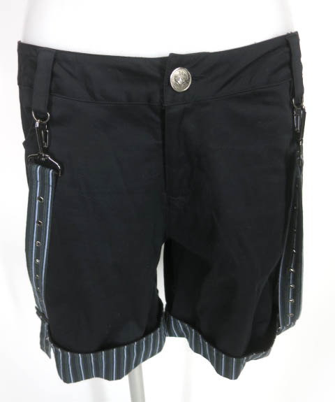 PUTUMAYO ストライプ柄ストラップ付きハーフパンツ