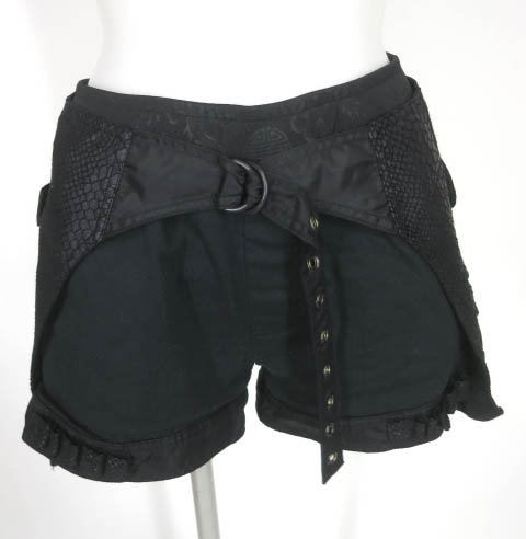 Qutie Frash ミリタリーフラップ付きショートパンツ