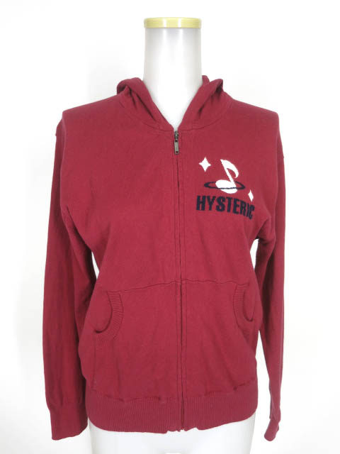 HYSTERIC GLAMOUR 音符＆ロゴニットパーカー
