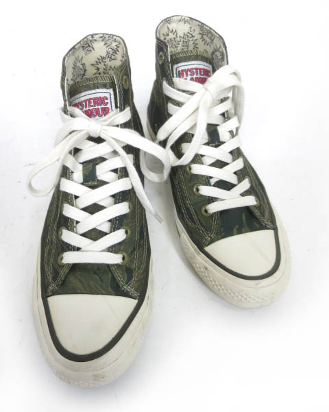 HYSTERIC GLAMOUR タイガーカモ 迷彩ハイカットスニーカー