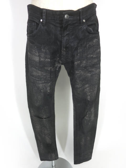 NAOTO SEVEN パイソン柄デニムパンツ