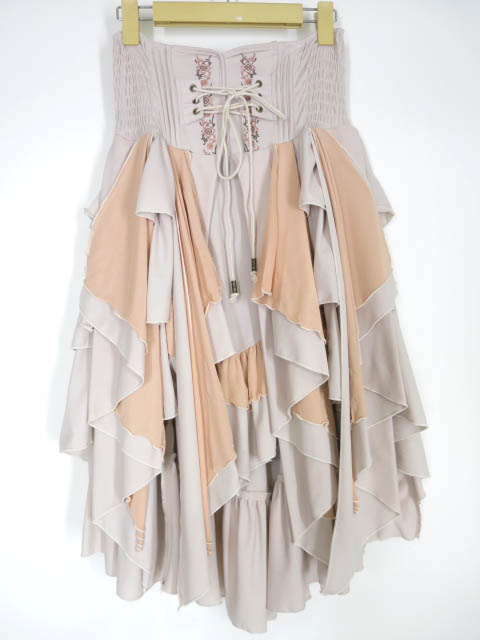 OZZ ONESTE 和チャイナ2wayロングスカート