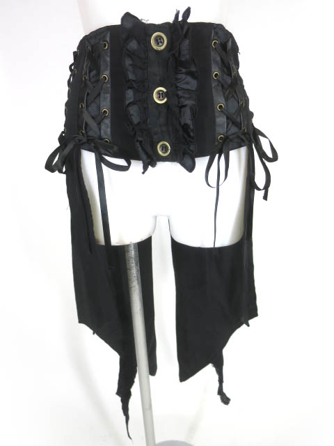 DARK RED RUM H.jelly 燕尾コルセットオーバースカート