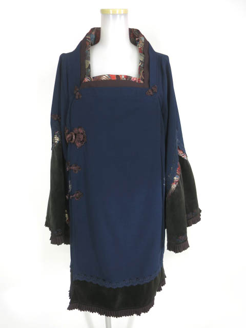 OZZ ONESTE ベロア使い道行コート