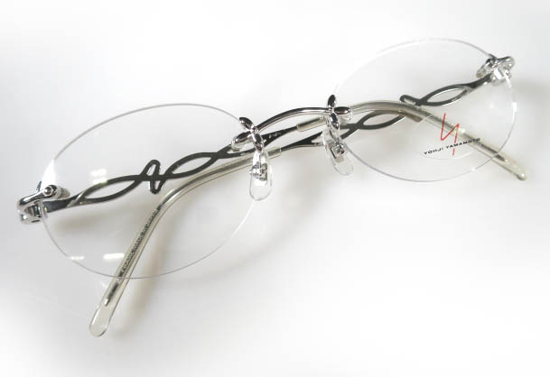 yohji yamamoto ふち無し メガネフレーム (51-5602)