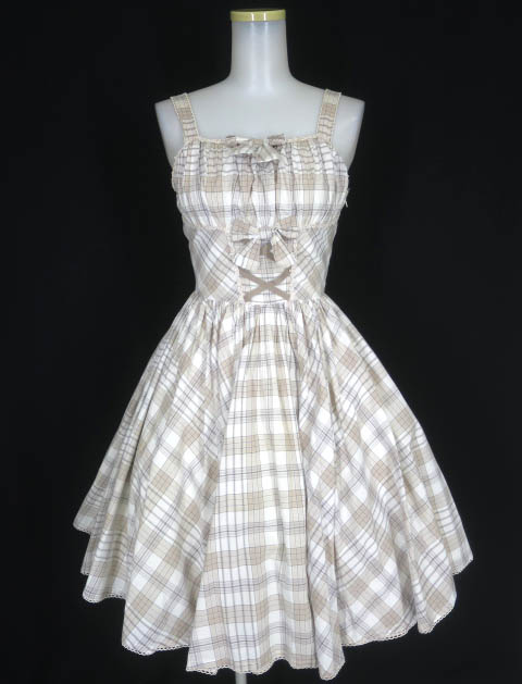 Innocent World バレリーナチェックジャンパースカート