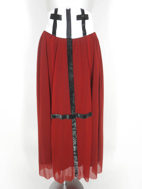 DarkLife 十字架チュールスカート & サッシュベルト セット