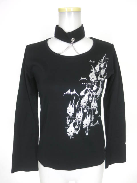 PEACE NOW チョーカー付き長袖カットソー