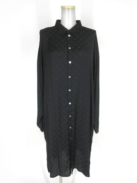 MiDiom Shadow Dot ロングシャツ