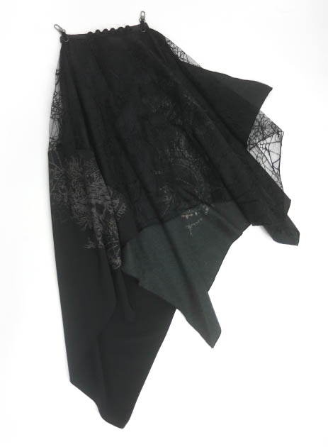 Ozz On 蜘蛛の巣レース付きフラップ