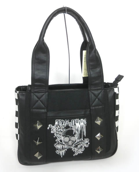 ALGONQUINS スカル刺繍バッグ