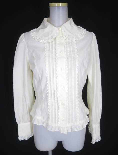 Innocent World トーションレース丸衿ブラウス