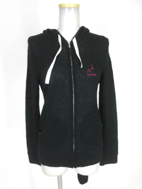 PEACE NOW うさみみニットパーカー