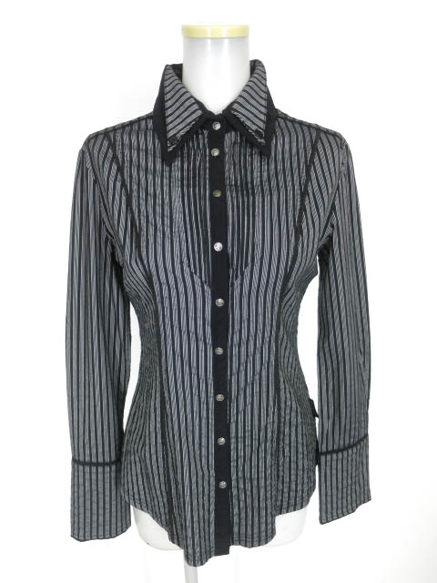 Ozz Croce ストライプブラウス