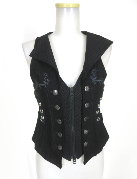 Ozz Croce ストライプ切替ベスト