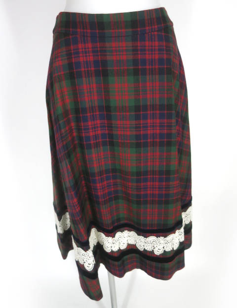 Jane Marple タータンチェック ドレススカート