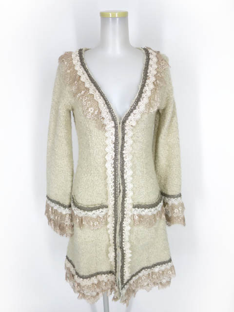 Rozen Kavalier レース付きロングカーディガン