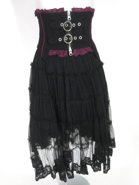 Ozz Croce チュールロングパニエスカート & ソフトコルセット セット