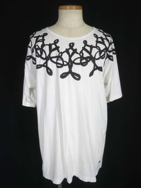 Vivienne Westwood MAN ワイヤーオーブ柄ビッグTシャツ