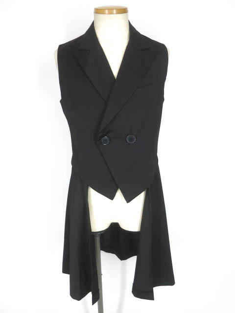 BPN FOR MEN フラップ付き2wayダブルベスト