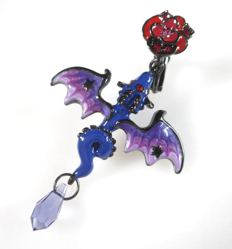 ANNA SUI ドラゴンモチーフイヤリング