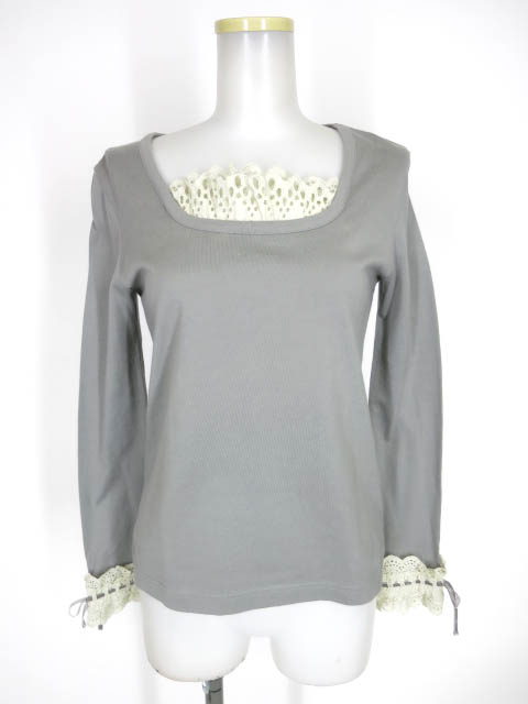 Jane Marple レース付きカットソー