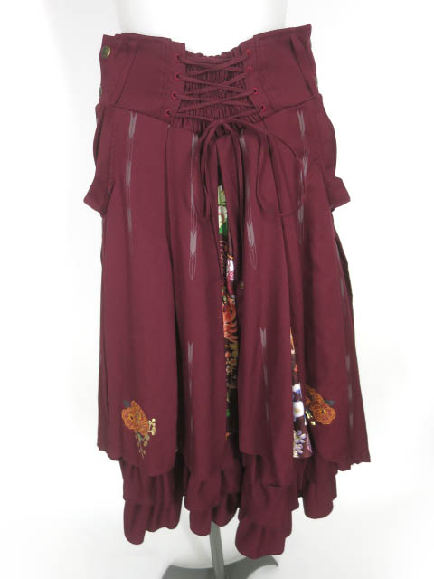 OZZ ONESTE 椿刺繍袴風スカート