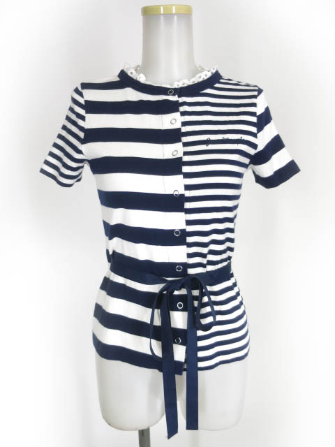 Jane Marple 半袖ボーダートップス