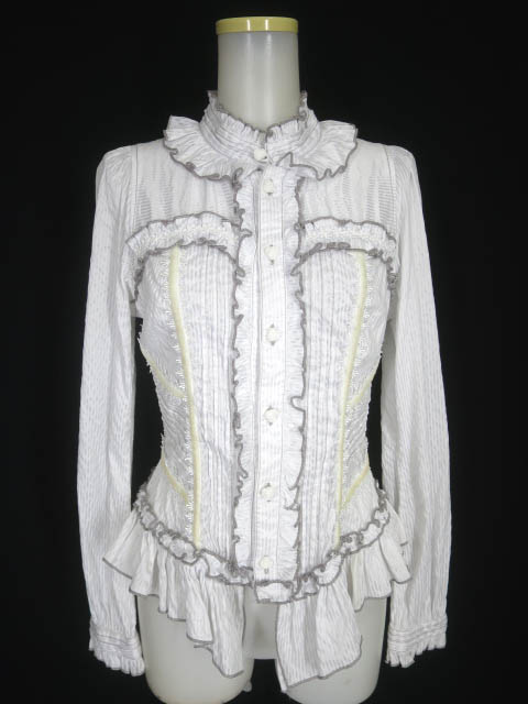 ALGONQUINS ストライプブラウス