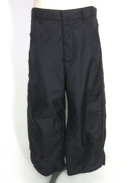 Jean PAUL GAULTIER HOMME サイドジップ ナイロンレイバーパンツ