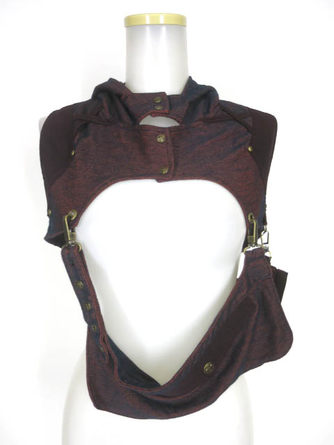 Ozz Croce ポケット付き変形フードベスト