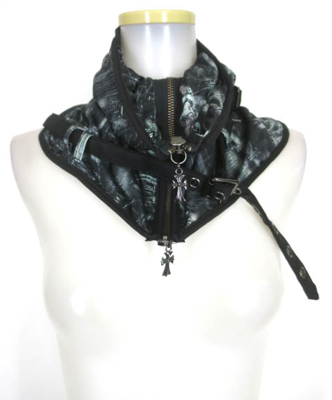 Ozz Croce サイバー柄ネックウォーマー