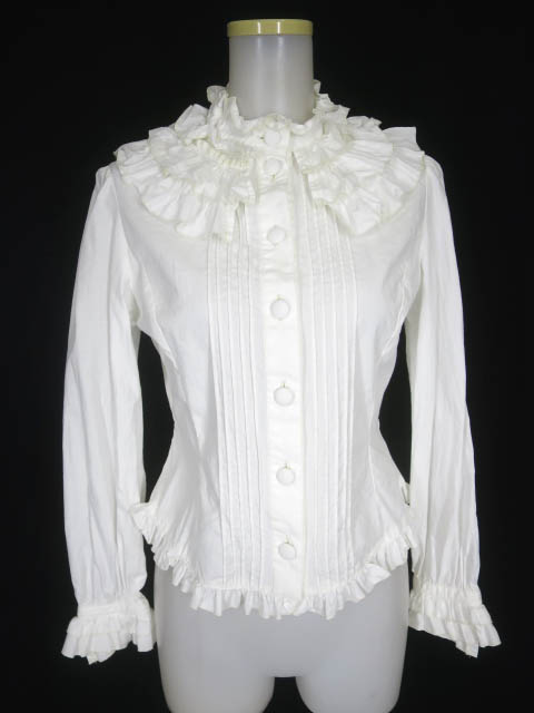 Metamorphose CL 二段フリルスタンドカラーブラウス