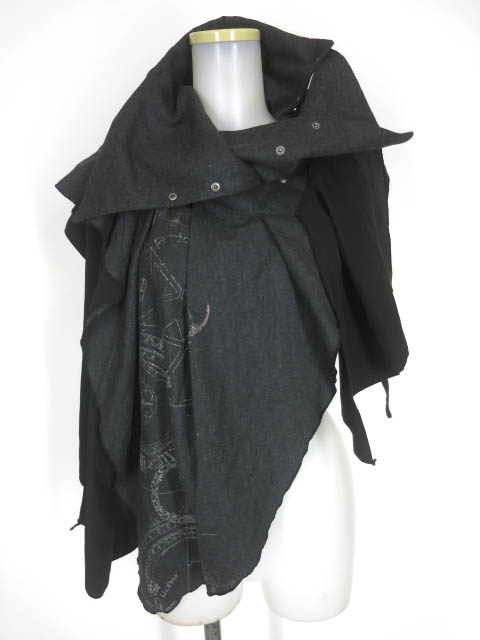 ozz conte アシンメトリーケープ