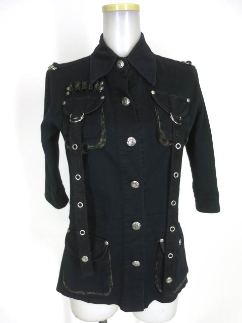 Qutie Frash 七分袖ミリタリーシャツジャケット