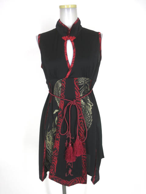 Qutie Frash チャイナノースリーブチュニック