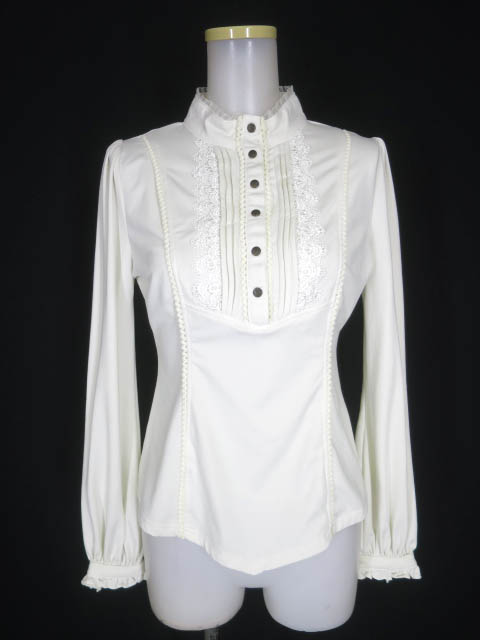 OZZ ONESTE 首ボタン付きハイネック長袖カットソー