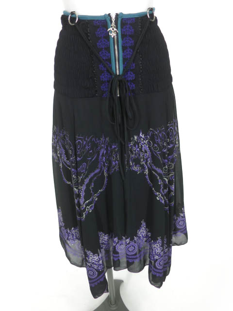 OZZ ONESTE 2wayシフォンロングスカート