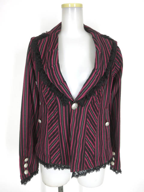 ALGONQUINS ストライプ柄2wayジャケット