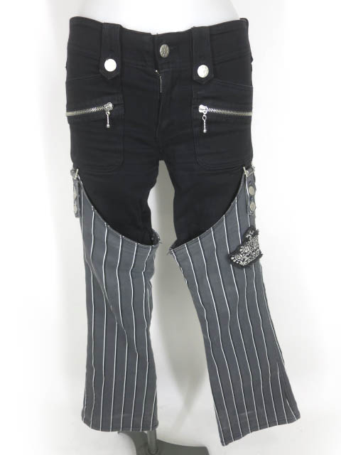 ALGONQUINS ストライプレッグ付き2wayパンツ