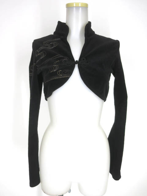 Ozz On チャイナコーデュロイボレロ