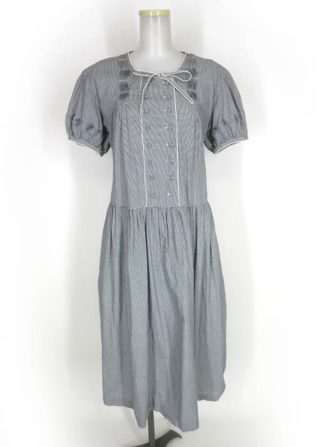 STREET ORGAN ギンガムチェックパフスリーブワンピース