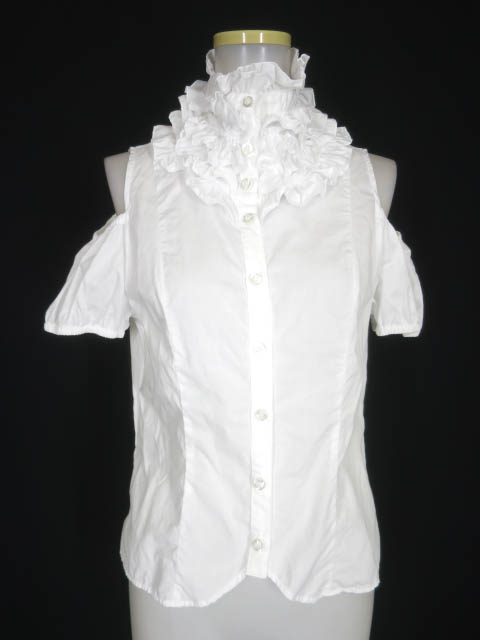 PEACE NOW 肩出しパフスリーブブラウス