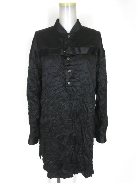 KANSAI O2 シワ加工サテンワンピース