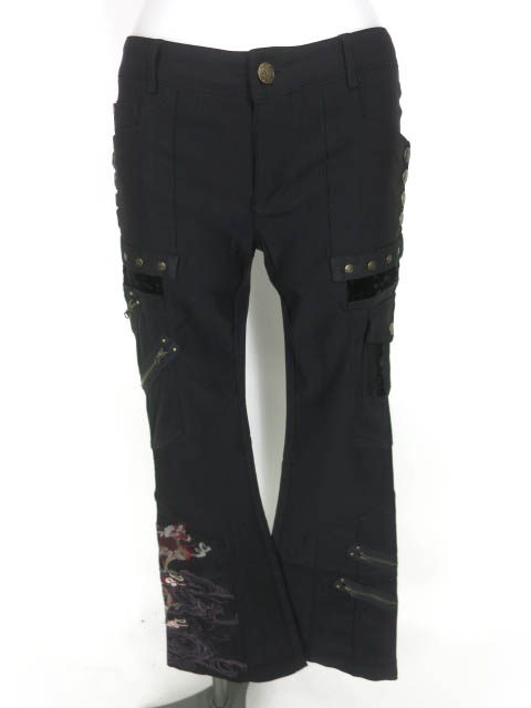 Ozz On hikozoh 龍刺繍ブーツカットパンツ