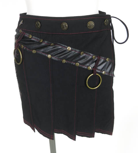 Ozz On hikozoh 龍プリント巻きスカート