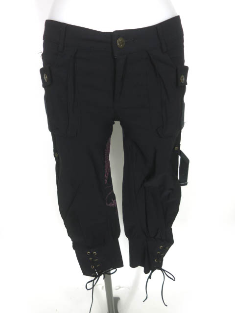 Ozz On hikozoh 龍プリントクロップドパンツ