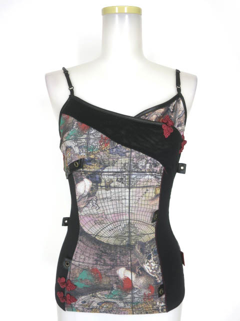 Ozz Croce 龍＆地図柄キャミソール